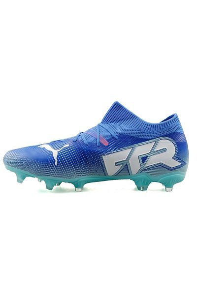 Puma 107715   Future 7 Match FG/AG - Pantofi de fotbal pentru bărbați albaștri, teren profesional artificial/ iarbă