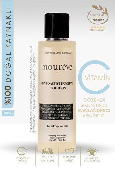 noureve Siyah Nokta, Akne Ve Leke Karşıtı Tonik | Aha Bha C Vitamini, Cilt To...