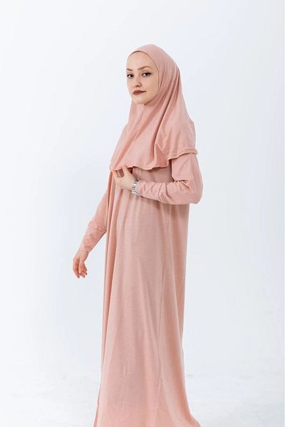 Kutay Collection Ολόσωμο φόρεμα προσευχής μονόχρωμο