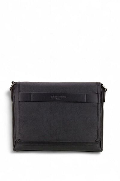Pierre Cardin Μαύρη Unisex Messenger Τσάντα 01pc00112