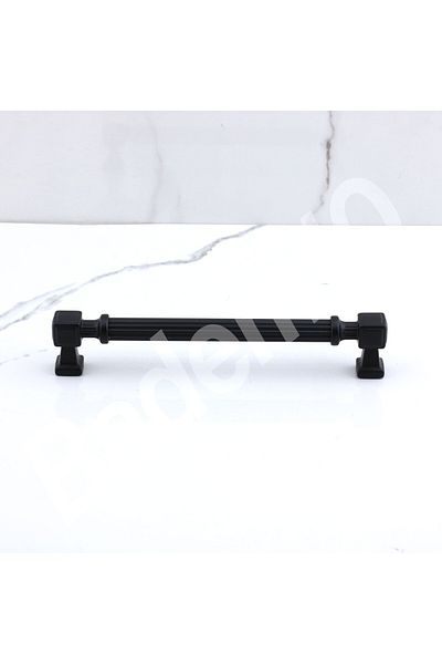 Badem10 Talas 192 Mm Mobilier Metal Negru Dungi Sertar Bucătărie Dulap Dulap 19,2 Cm Mâner Mâner
