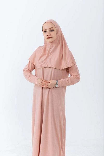 Kutay Collection Ολόσωμο φόρεμα προσευχής μονόχρωμο