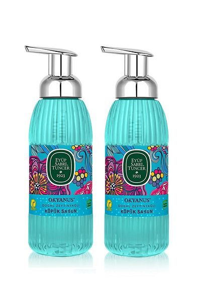 Eyüp Sabri Tuncer Natural Olive Oil Foam Soap 500ml X 2 (Eyupe Sabri Tuncer Ocean)