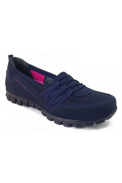 Forelli Pantofi de damă bleumarin cu ochiuri detaliate 61014