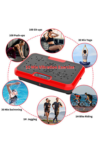 Walke Elite Plates Egzersiz Ve Titreşimli Basen Karın Kol Bacak Spor Aleti WXA702