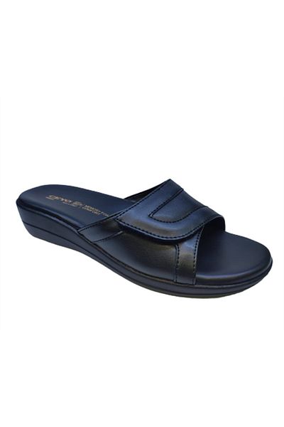 Ceyo 9863-36 Orthopedic Women's Slippers-Black