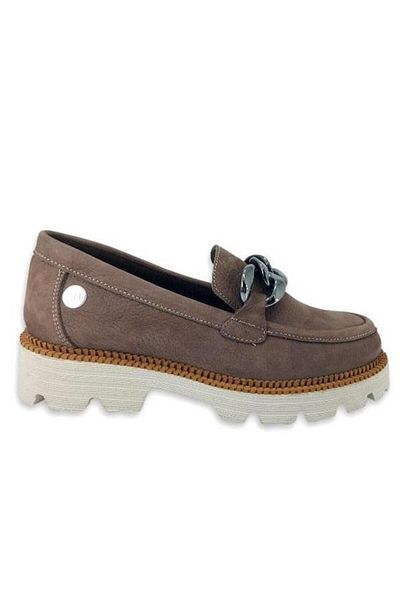 Mammamia 6060 Genuine Leather Casual Women's Shoes-mink