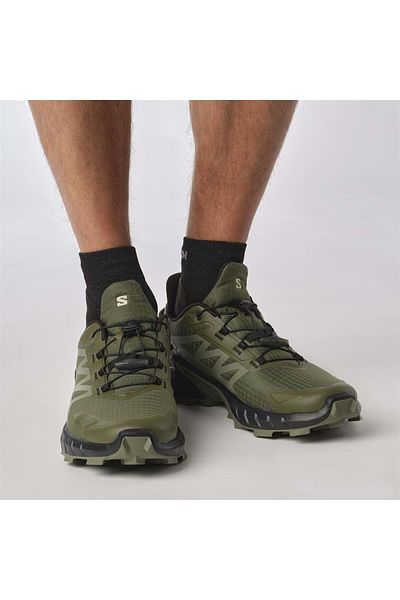 Salomon Süpercross 4 L47205100 Outdoor Trailrunning Trail Running Ανδρικά παπούτσια για τρέξιμο Χακί