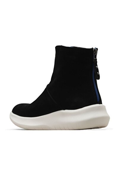 Bueno Shoes Siyah Mavi Nubuk Kadın Spor Bot 01wr8500