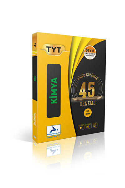 paraf yayınları Paraf Tyt Kimya 45 Deneme