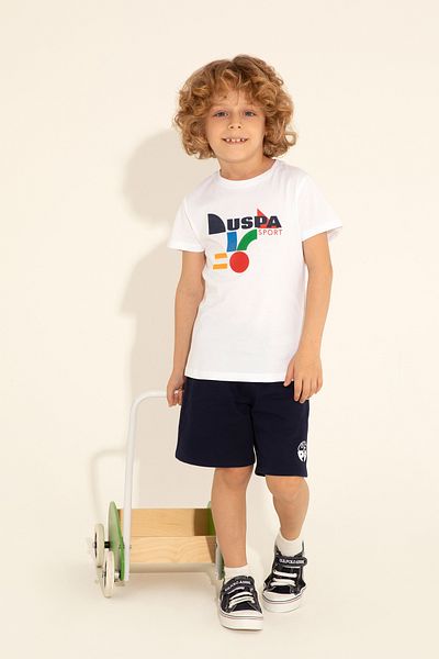 U.S. Polo Assn. Ανδρικό μπλουζάκι Basic σκούρο μπλε