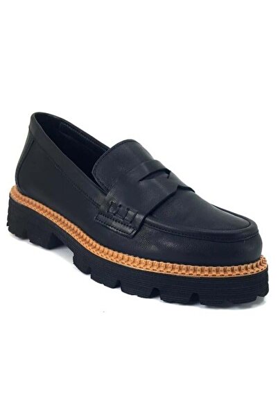 Mammamia 3195 Pantofi de damă casual din piele naturală-negri