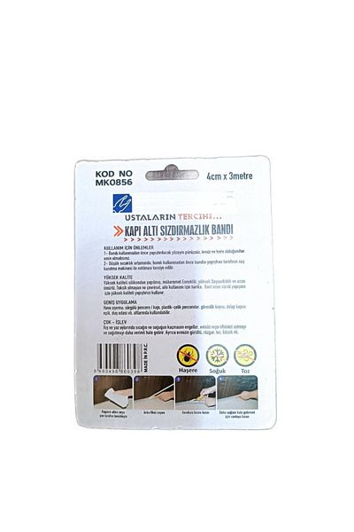 Netodak Under Door Leak Proof Tape 40mm/3 Meters - under Door Cold Cutter Dust Anti Wind Heat Insulation