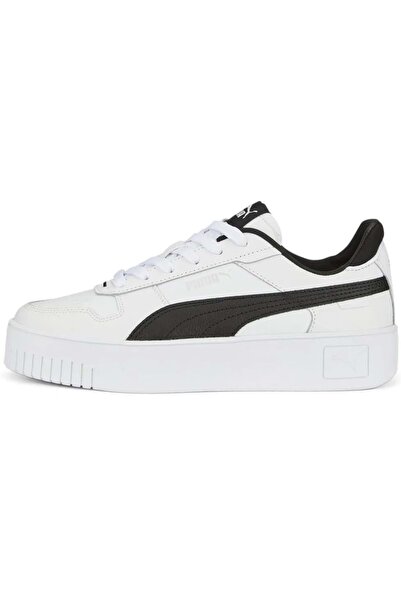 Puma 389390 Carina Street Sneaker Unisex Spor Ayakkabı BEYAZ-SİYAH