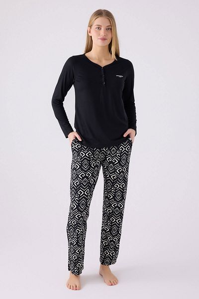 Pierre Cardin 8871 Costum de pijama cu mânecă lungă pentru femei