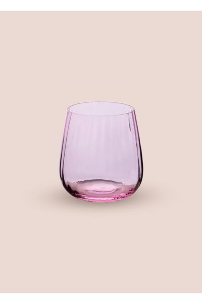 The Mia Glass Water Glass Pink 450 ml Brd0128