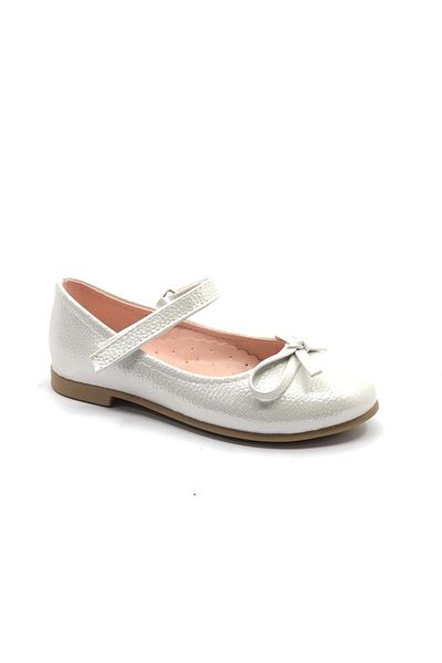 Kids Club Shoes Balerini Fete Cu Mustață Argintie Velcro - Iremsu Pisi
