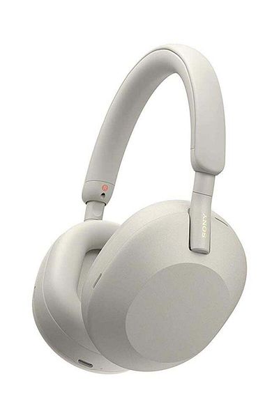 Sony WH-1000XM5 Wireless Noise-Cancelling Headphones Platinum Silver