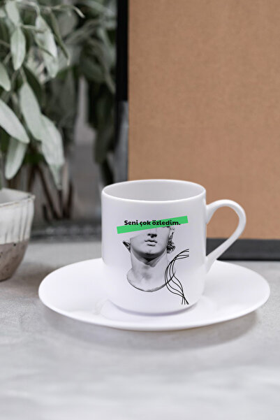 Trendmiya Îmi savurez atât de mult să te văd, ceașcă de cafea cu design sculptat