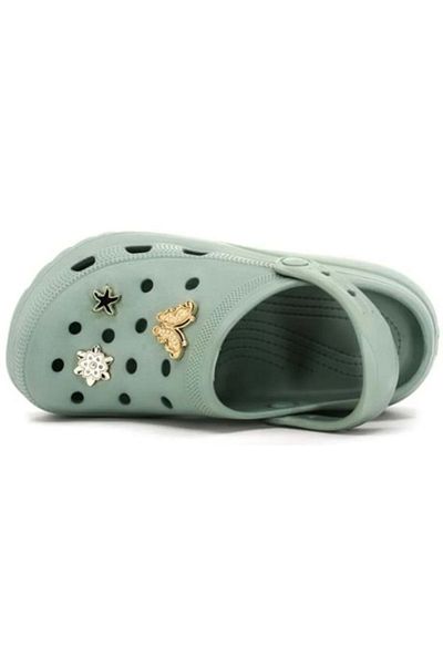 Kids Club Shoes Sonimix EZ0129-01 Sabo Doctor and Nurse Slippers - GREEN Orthopedic Women's Slippers, Thick Sole