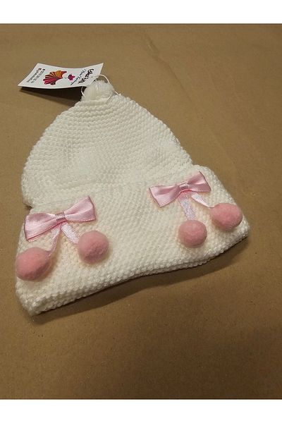 Gülce Girl's Pom Pom Beret