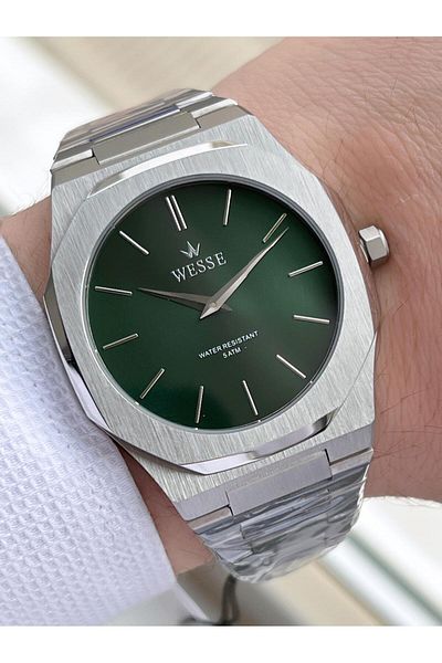 Wesse New Season Steel Cord Anti Tarnish Color Anti Throw Classic Sports 5 Atm Men's Wristwatch Ewwg 402602