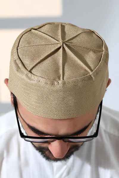 ihvanonline Beige Dome Molded Prayer Stamp