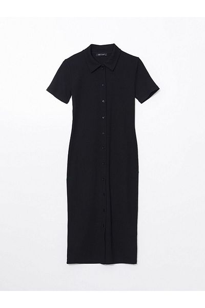 LC Waikiki Quality Parts from Celebi Store |   Polo Neck Women's Bodycon Dress