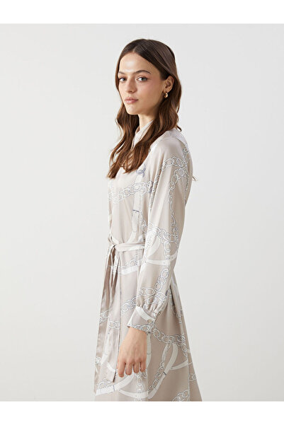 LC Waikiki Patterned Women's Shirt Dress