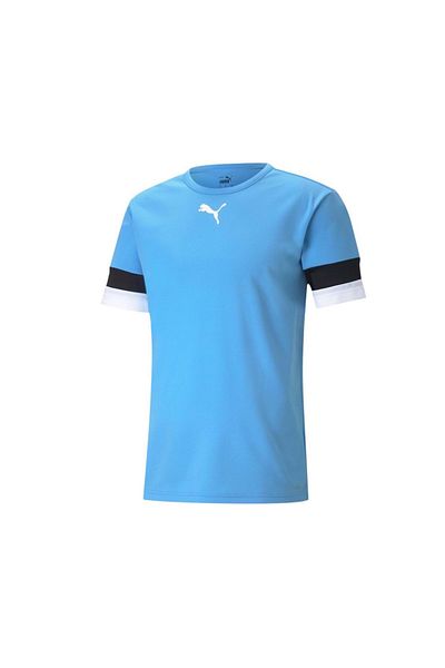 Puma 704932   تي شيرت Teamrise للرجال باللون الأزرق الجاف