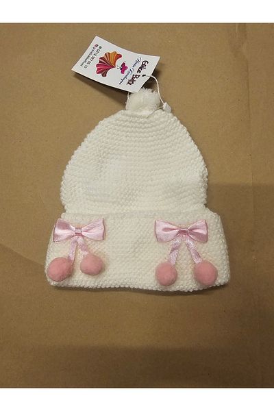 Gülce Girl's Pom Pom Beret