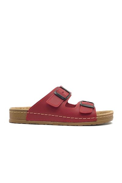 Kids Club Shoes Aryan 20-972 Papuci Ortopedici Femei ROȘU