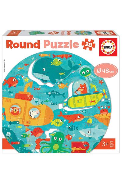 EDUCA 28 Under The Sea Round Puzzle 18907
