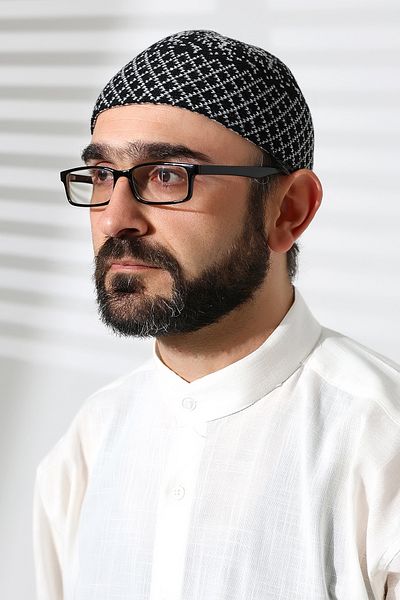 ihvanonline Winter Karyağdı με σχέδιο Orlon Skullcap Μαύρο-Γκρι