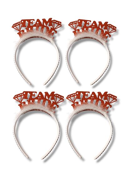 ATAKENT PARTİ Team Bride Red Crown 10 bucăți, potrivite pentru toate vârstele