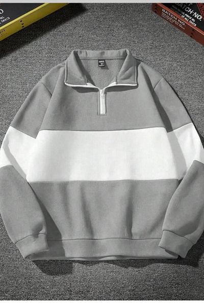 NO 601 Hanorac unisex din 3 piese Grimelange cu guler ridicat cu jumătate de fermoar