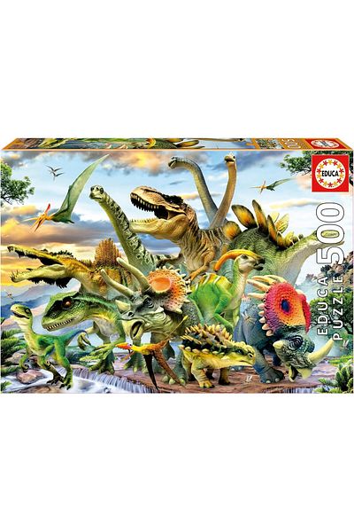 EDUCA Dinosaur Puzzle 500pc 17961
