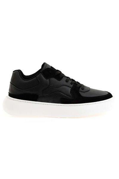 U.S. Polo Assn. ΒΑΣΗ. Polo Assn 1083396   Ανδρικά Αθλητικά Παπούτσια ΜΑΥΡΟ-ΛΕΥΚΟ