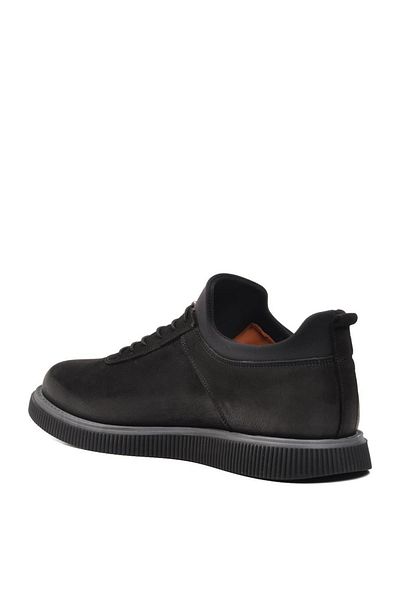 Pierre Cardin 61896 Ανδρικά παπούτσια casual - Μαύρο Nubuck