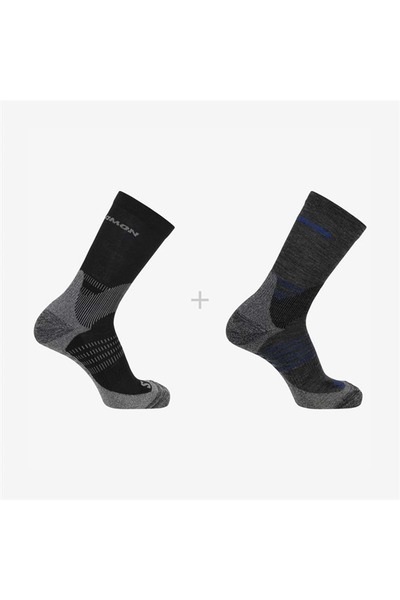 Salomon X Ultra Access Crew 2 Pack 2 τεμαχίων Unisex κάλτσες ΜΑΥΡΕΣ