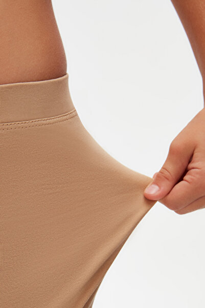 LOVETTI Sütlü Kahve Basic Kız Çocuk Dans Şort