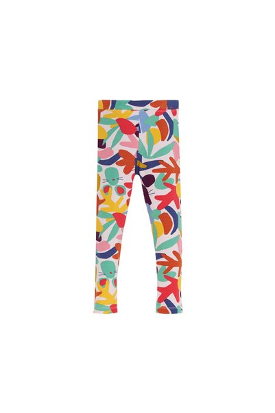LOVETTI Cutouts Foliage Summer Patterned Tights for Girls