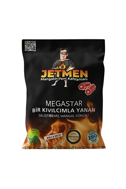 Genel Markalar MegaStar PRO Geliştirilmiş Mangal Kömürü 2 kg