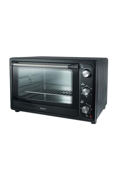 İMPEX Impex Oven 45-liter - Ov 2902, Electric, Adjustable Temperature (100-250°C), 6 Heating Stages