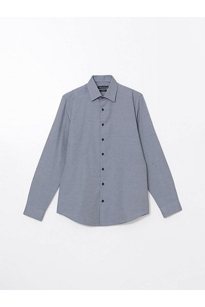 LC Waikiki Ανδρικό πουκάμισο με μακρυμάνικο ριχτάρι Slim Fit - W4LU71Z8