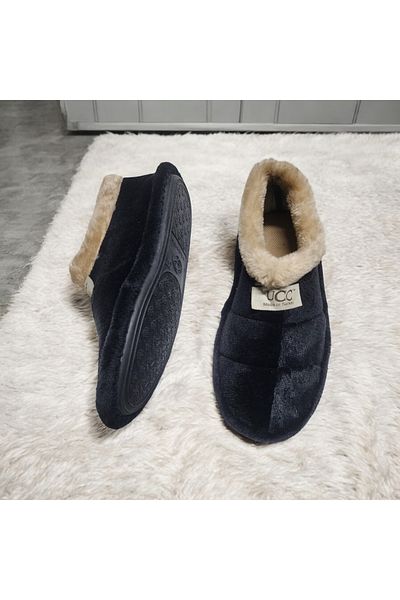 GokceKundura06 UCC Soft Insole Throat Fur Home Παπούτσια και Παντόφλες