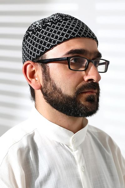 ihvanonline Winter Karyağdı με σχέδιο Orlon Skullcap Μαύρο-Γκρι
