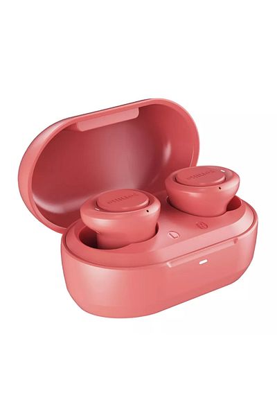 Philips True Wireless Bluetooth Earphones - Red