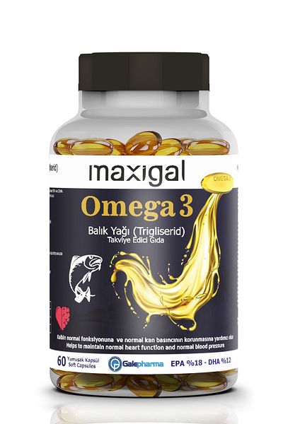 Maxigal Omega 3 Fish Oil 2000 Mg 60 Capsules
