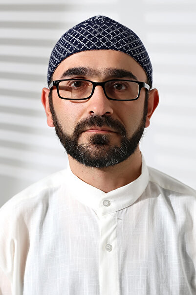 ihvan online Синя орлонова шапка - зимовий каптур з візерунком